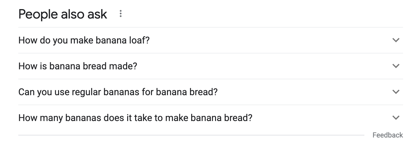 Reviewing People Also Ask