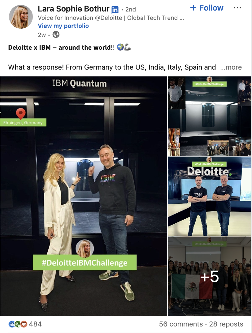 Thought leadership example: Lara Sophie Bothur from Deloitte