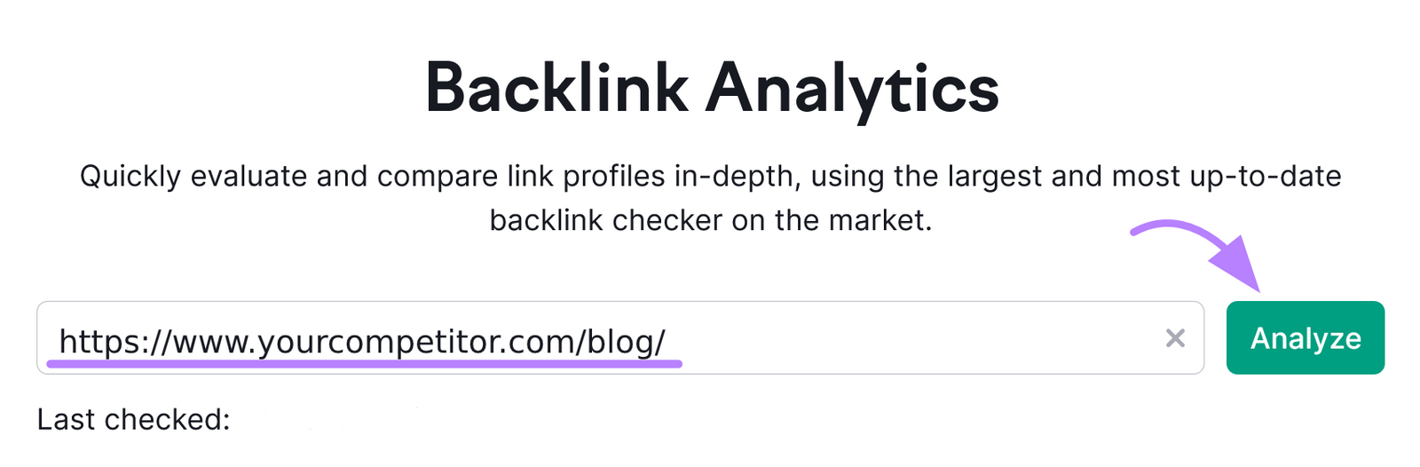 Backlinks tool