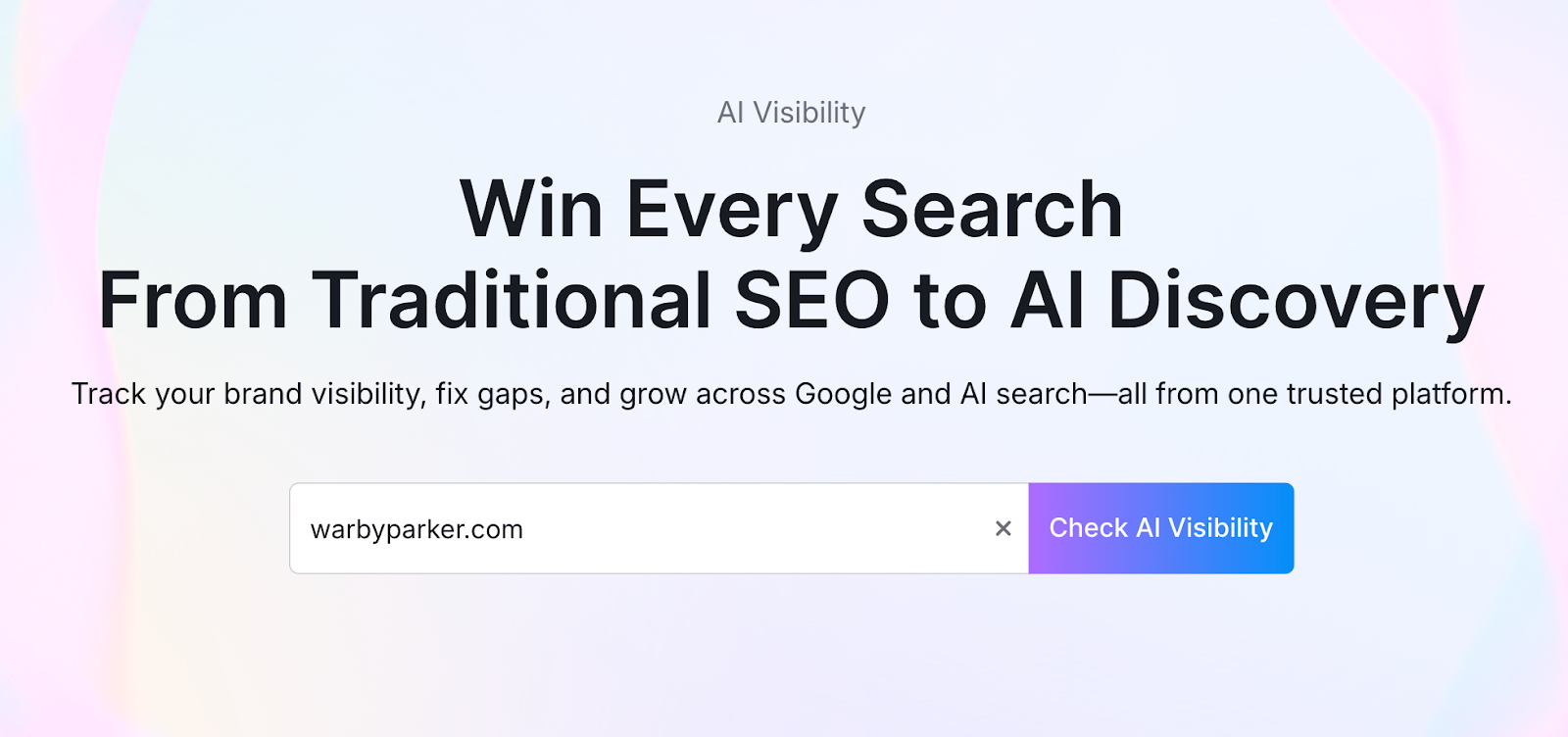 Starting with the AI Visibility Toolkit