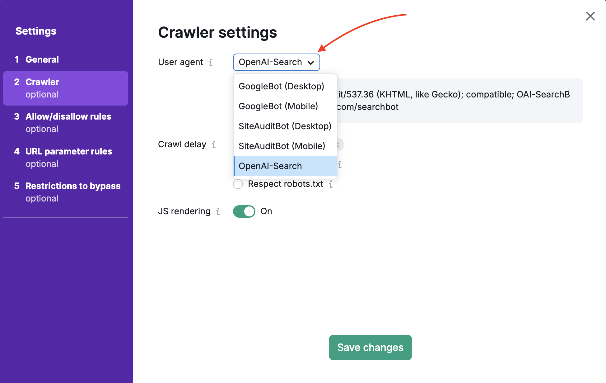 AI Search Health in Site Audit image 3