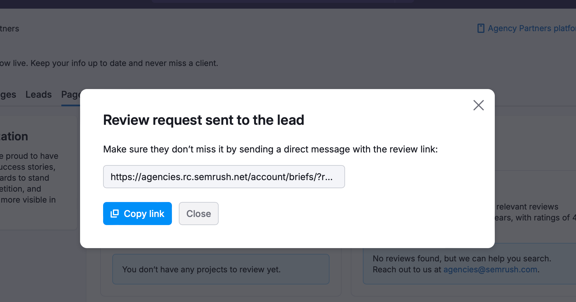 Agency Partners Platform image 43